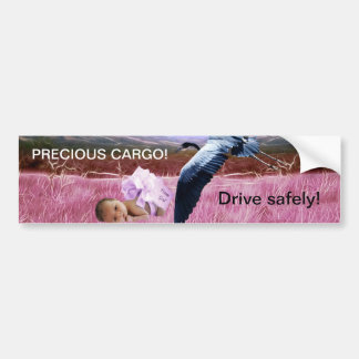 Autocollant De Voiture Baby Girl cargaison précieuse