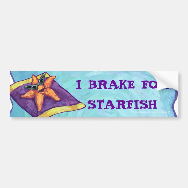 Autocollant De Voiture Bain de soleil Starfish (Devant)