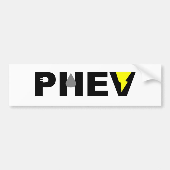 Autocollant De Voiture Baisse et prise de foudre de PHEV (Devant)