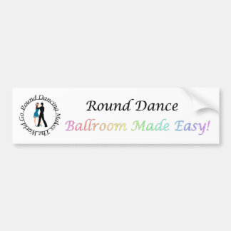 Autocollant De Voiture Ballroom Made Easy Bumper Sticker