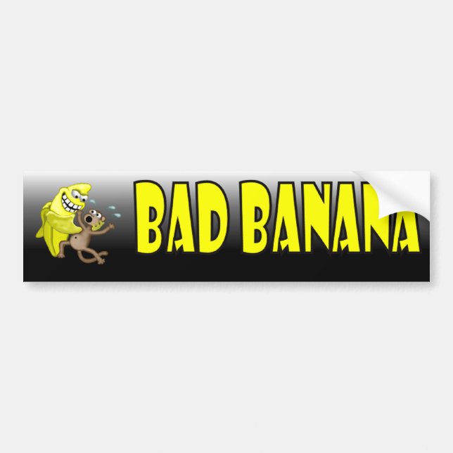 Autocollant De Voiture banane gâtée (Devant)