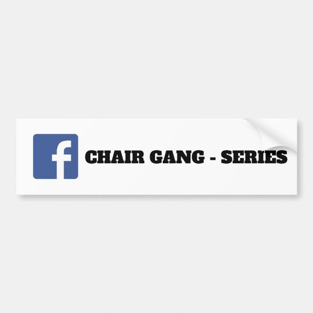 AUTOCOLLANT DE VOITURE BANDE FB DE CHAISE (Devant)