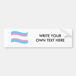 Autocollant De Voiture Bannière de fierté de transsexuel
