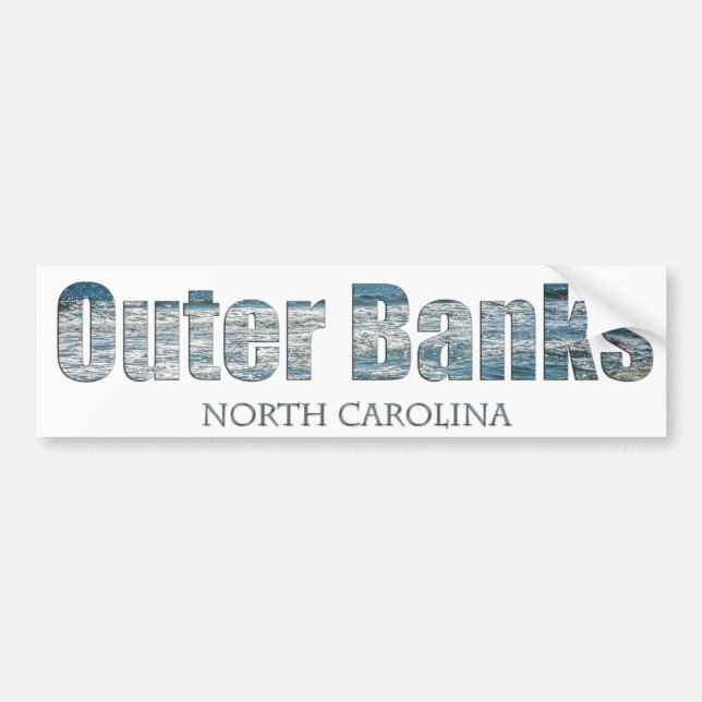 Autocollant De Voiture Banques externes la Caroline du Nord (Devant)