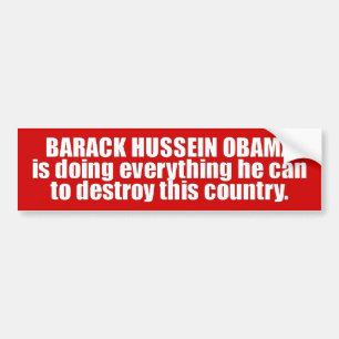Autocollant De Voiture Barack Obama
