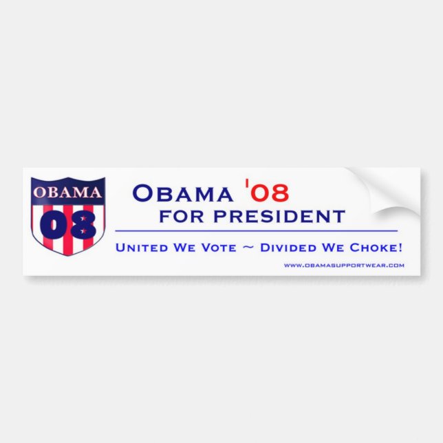 Autocollant De Voiture Barack Obama pour le Président adhésif pour (Devant)