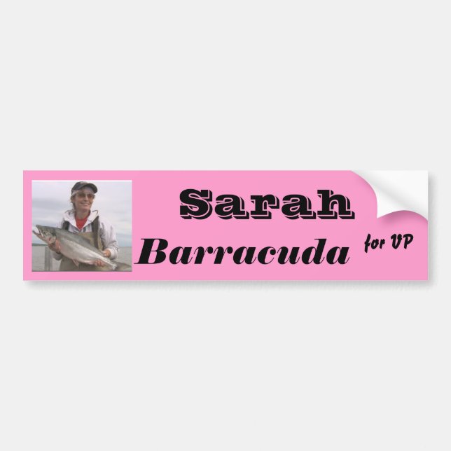 Autocollant De Voiture Barracuda de Sarah pour VP (Devant)