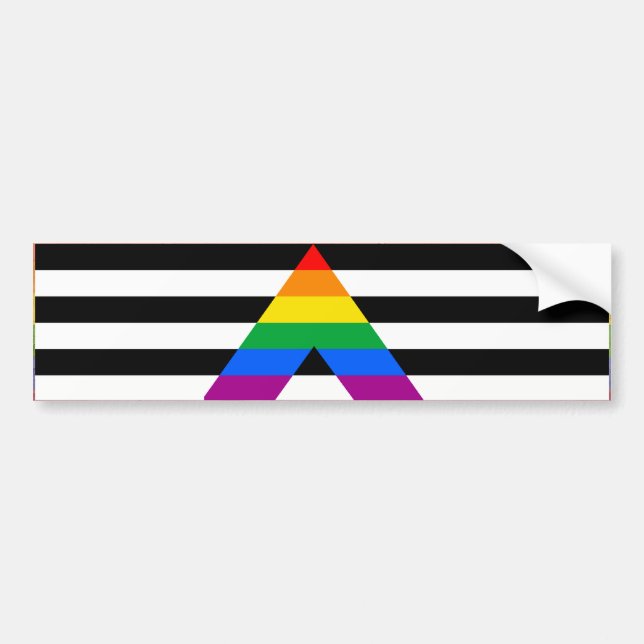 AUTOCOLLANT DE VOITURE BARRE DROITE DE DRAPEAU D'ALLIÉ (Devant)