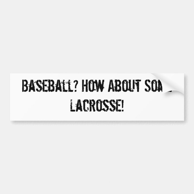 Autocollant De Voiture Base-ball ? (Devant)
