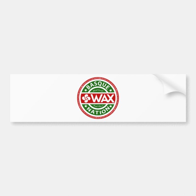 Autocollant De Voiture Basque wax for surfers (Devant)