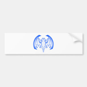 Autocollant De Voiture Bat Blue Inv Le MUSÉE Zazzle Cadeaux