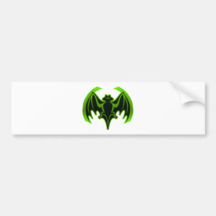 Autocollant De Voiture Bat Green MUSEUM Zazzle Cadeaux