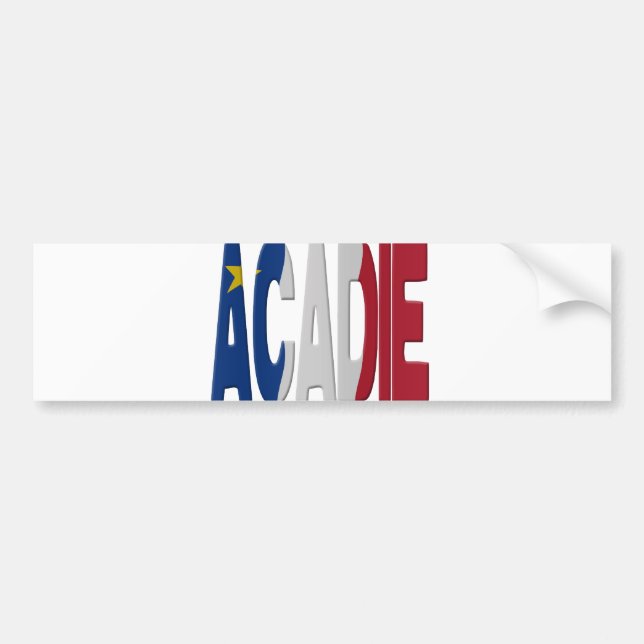 Autocollant De Voiture Bataille d'Acadian (Devant)