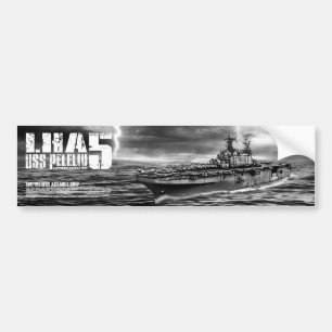 Autocollant De Voiture Bateau d'assaut amphibie Peleliu Bumpersticker