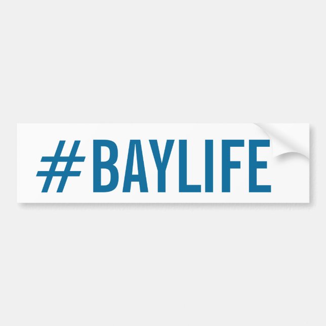 Autocollant De Voiture #Baylife (Devant)