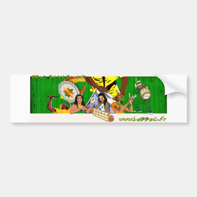 Autocollant De Voiture BBaC Stiker Samba Batucada Brasil (Devant)
