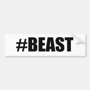 Autocollant De Voiture #beast