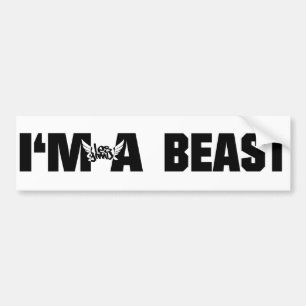 AUTOCOLLANT DE VOITURE BEASTBUMPER