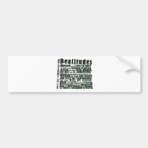 AUTOCOLLANT DE VOITURE BÉATITUDES