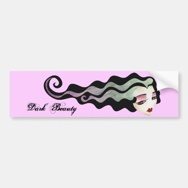 Autocollant De Voiture Beauté foncée (Devant)