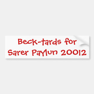 Autocollant De Voiture Beck-tards pour Sarer Paylun 20012