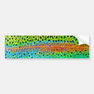 Autocollant De Voiture "Belle peau, bleu d'arc-en-ciel "