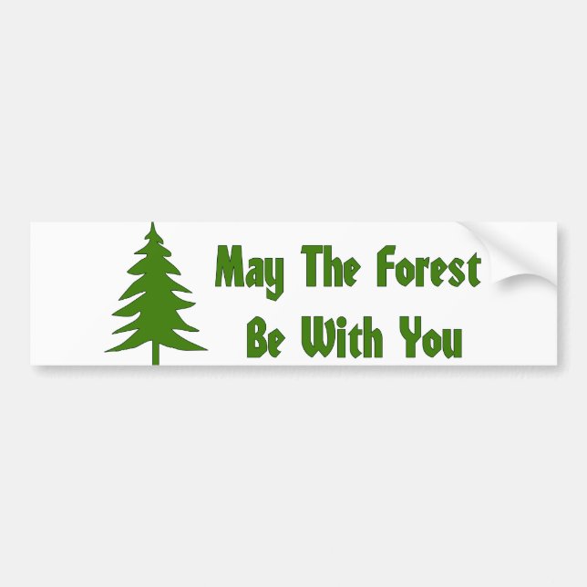 Autocollant De Voiture Bénédiction de forêt (Devant)