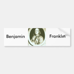 Autocollant De Voiture Benjamin Franklin