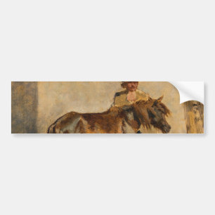 Autocollant De Voiture Berger à cheval (équestre)