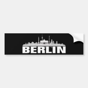 Autocollant De Voiture Berlin Skyline