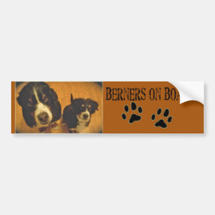 Autocollant De Voiture Berners à bord !