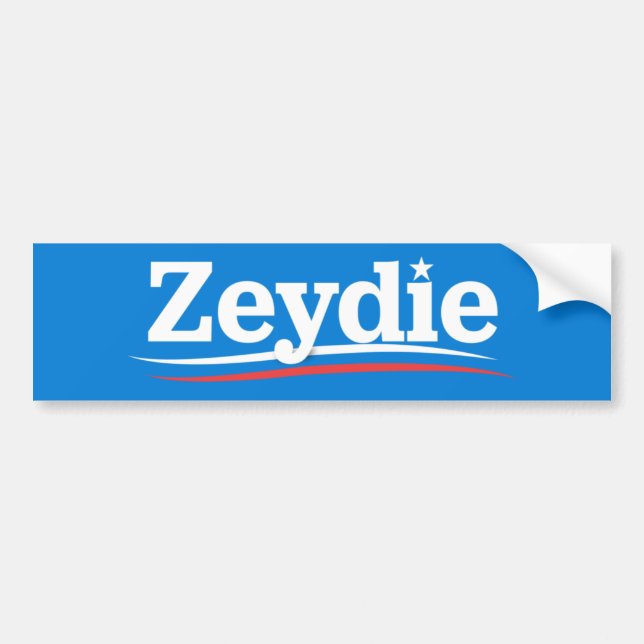 Autocollant De Voiture Bernie Sanders Zeydie (Devant)