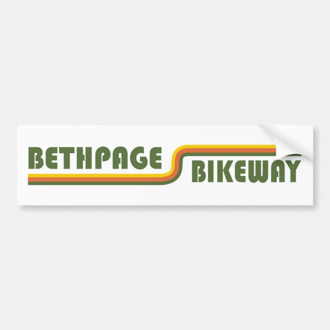 Autocollant De Voiture Bethpage Bikeway (Devant)