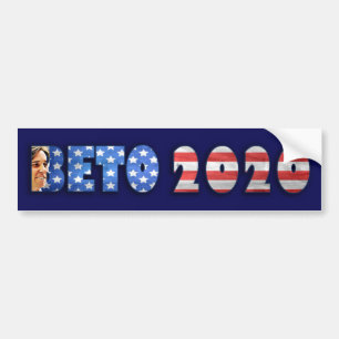 Autocollant De Voiture Beto O'Rourke pour l'élection présidentielle de 20