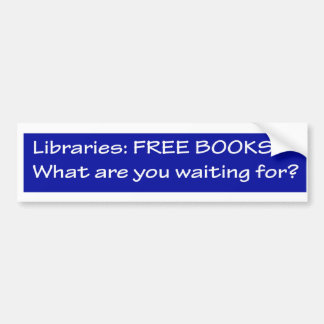 Autocollant De Voiture Bibliothèques : freebooks