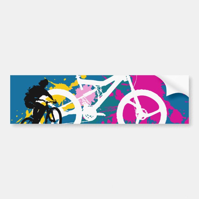 Autocollant De Voiture Bicyclette (Devant)