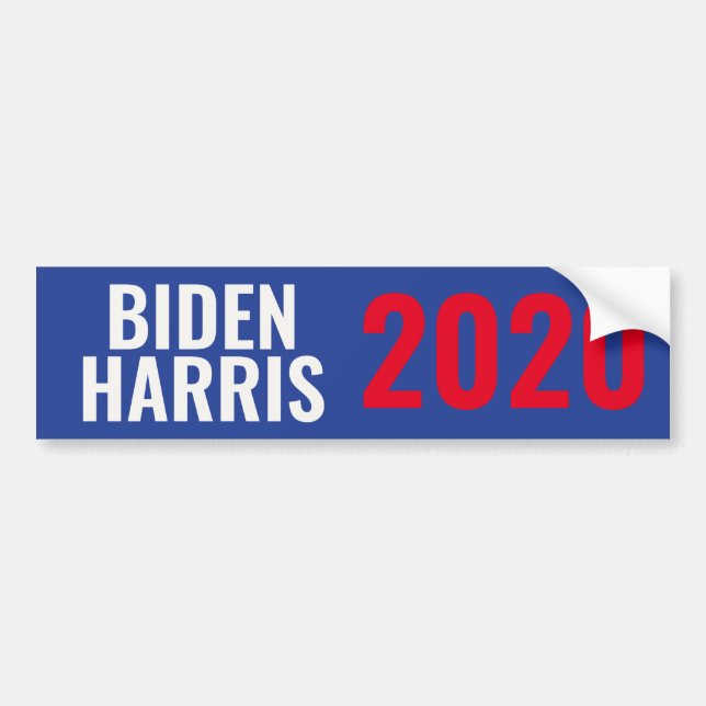 Autocollant De Voiture Biden Harris 2020 (Devant)