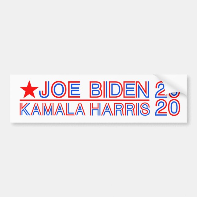 Autocollant De Voiture Biden, Harris 2020 (Devant)