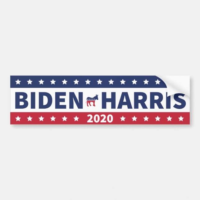 Autocollant De Voiture Biden Harris 2020 (Devant)