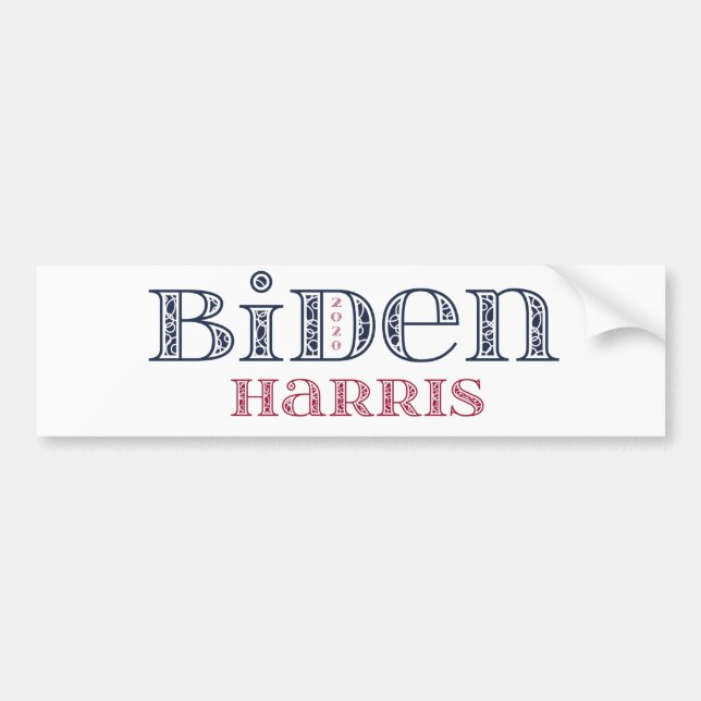 Autocollant De Voiture Biden & Harris 2020 (Devant)
