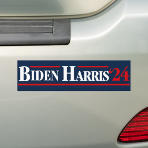 Autocollant De Voiture Biden Harris 2024 80's Style Vintage
