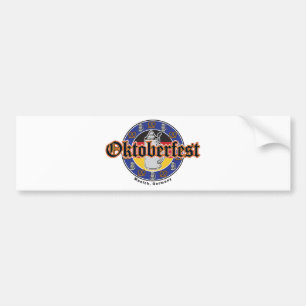 Autocollant De Voiture Bière Oktoberfest et Pretzels