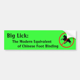 Autocollant De Voiture Big Lick : L'équivalent moderne