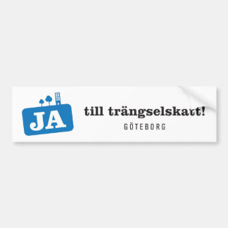 Autocollant De Voiture Bildekal - Ja till trängselskatt