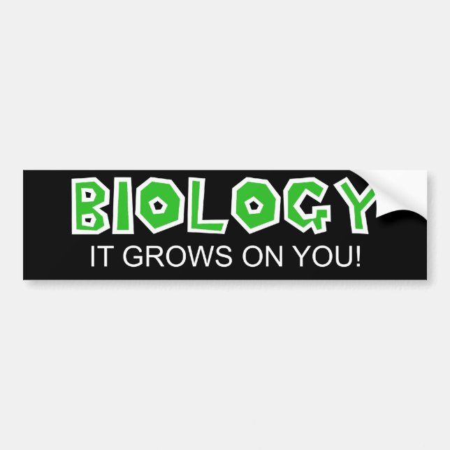 Autocollant De Voiture Biologie (Devant)