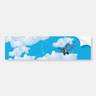 Autocollant De Voiture BiPlane