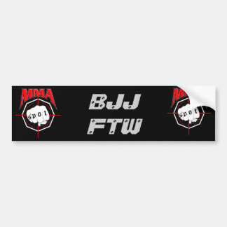 AUTOCOLLANT DE VOITURE BJJ FTW