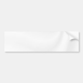 AUTOCOLLANT DE VOITURE BLANC CRÉEZ VOTRE PROPRE BLANC SATIN BUMPER STICKE