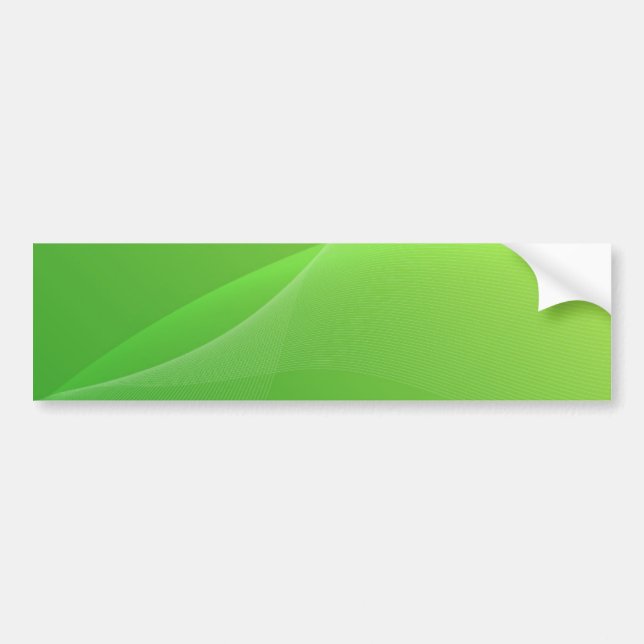 AUTOCOLLANT DE VOITURE BLANK CRÉEZ VOTRE PROPRE BÂTIMENT VERT BUMPER (Devant)