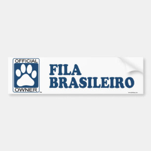 Autocollant De Voiture Bleu de Fila Brasileiro